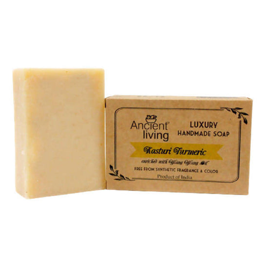 Buy Ancient Living Kasthuri Tumeric Luxury Handmade Soap from DrMediCart, Ship from India to USA