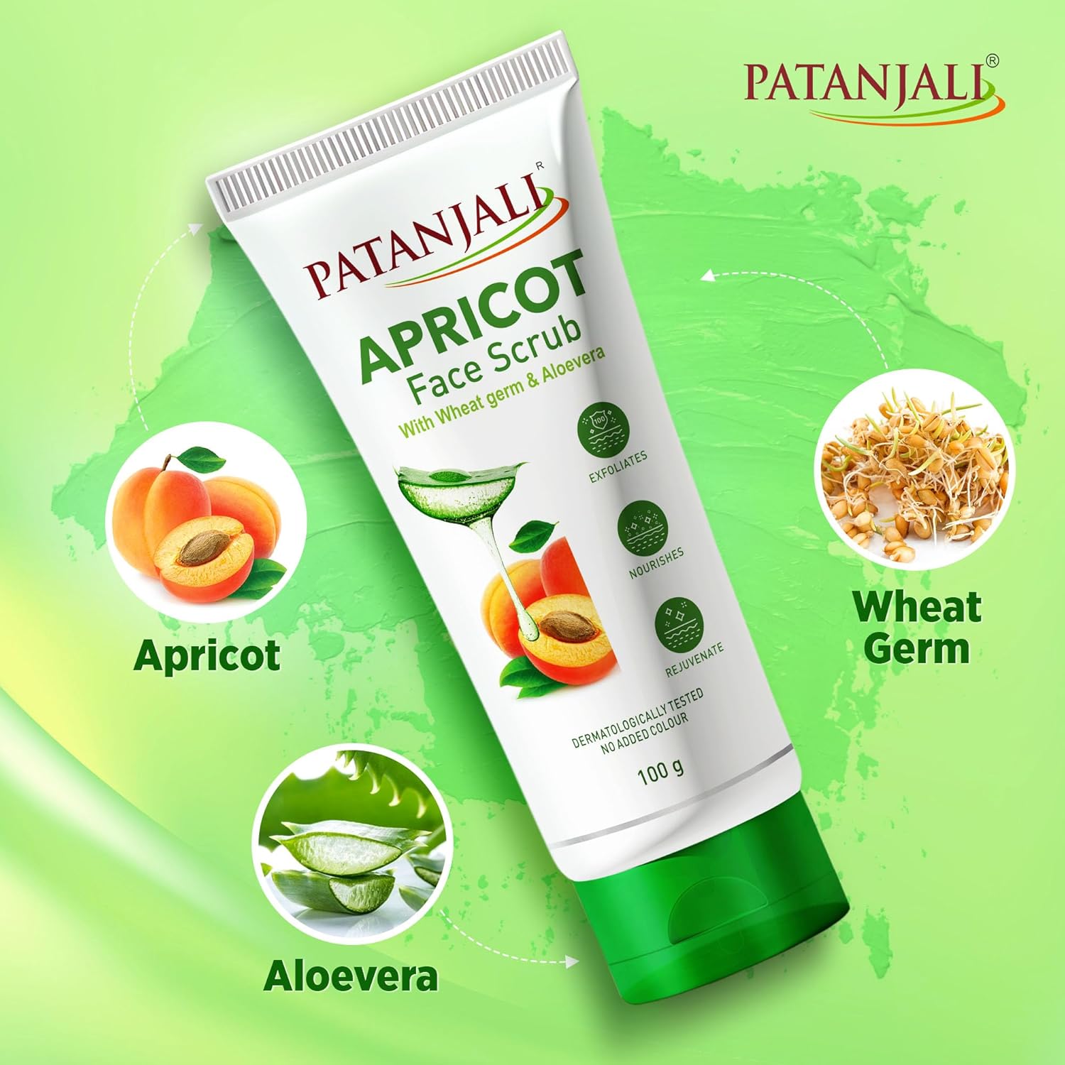Patanjali Apricot Face Scrub