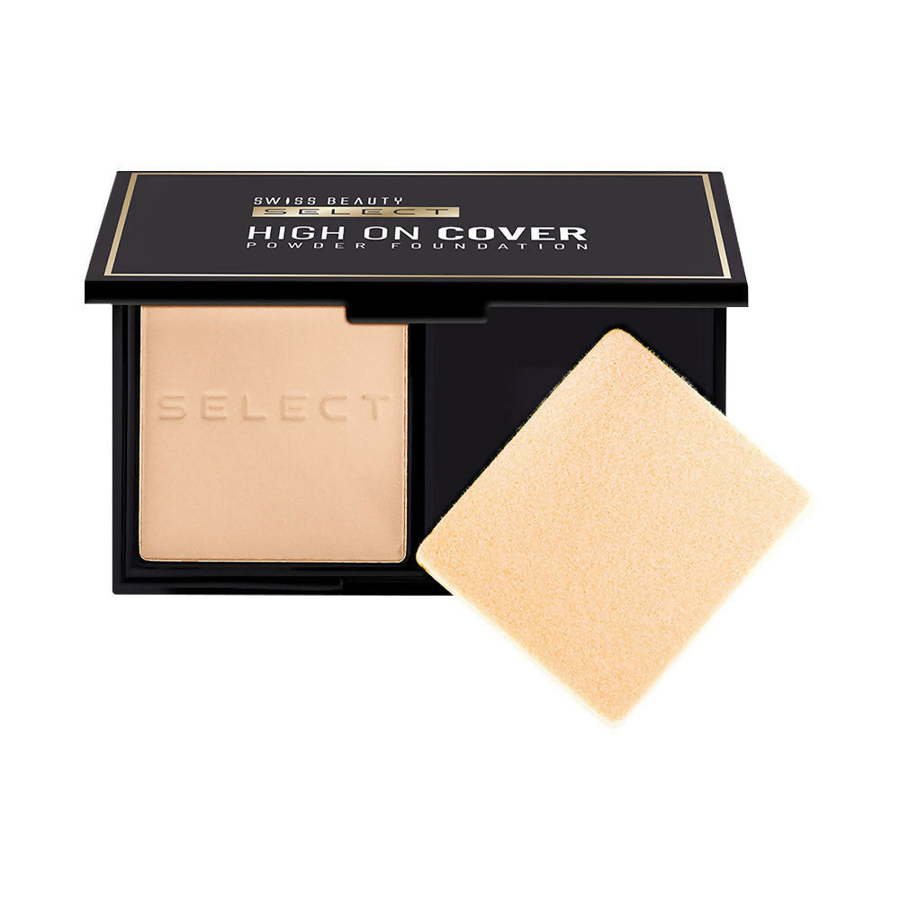Swiss Beauty Select High On Cover Powder Foundation - 3 Fresh Beige