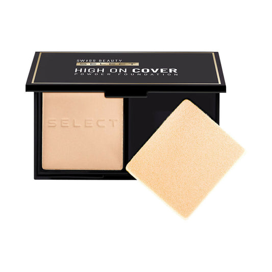 Swiss Beauty Select High On Cover Powder Foundation - 3 Fresh Beige