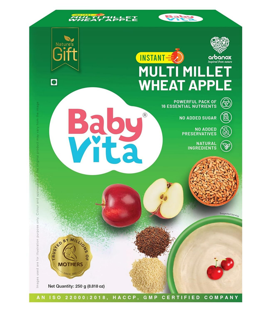 Babyvita Multi Millet Wheat Apple Powder