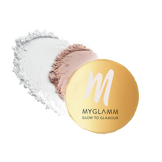 Myglamm Glow To Glamour Shimmer And Fixing Powder - Pearlescent Finish - Finesse