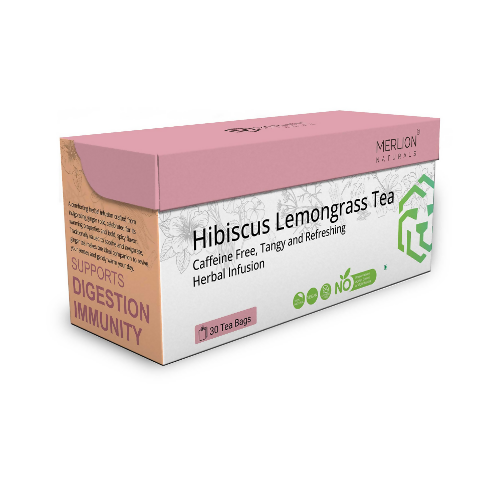 Merlion Naturals Hibiscus Lemongrass Tea Bags