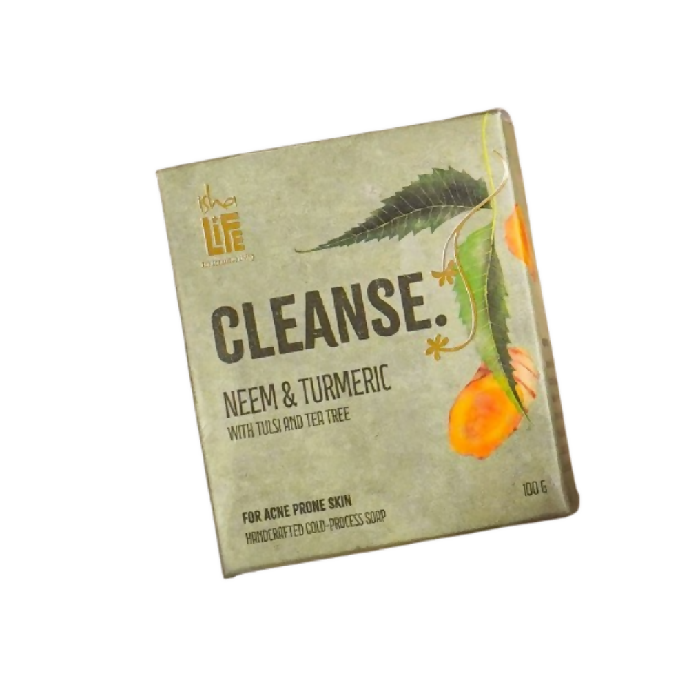 Isha Life Cleanse. Neem And Turmeric With Tulsi And Tea Tree Handcrafted Soap