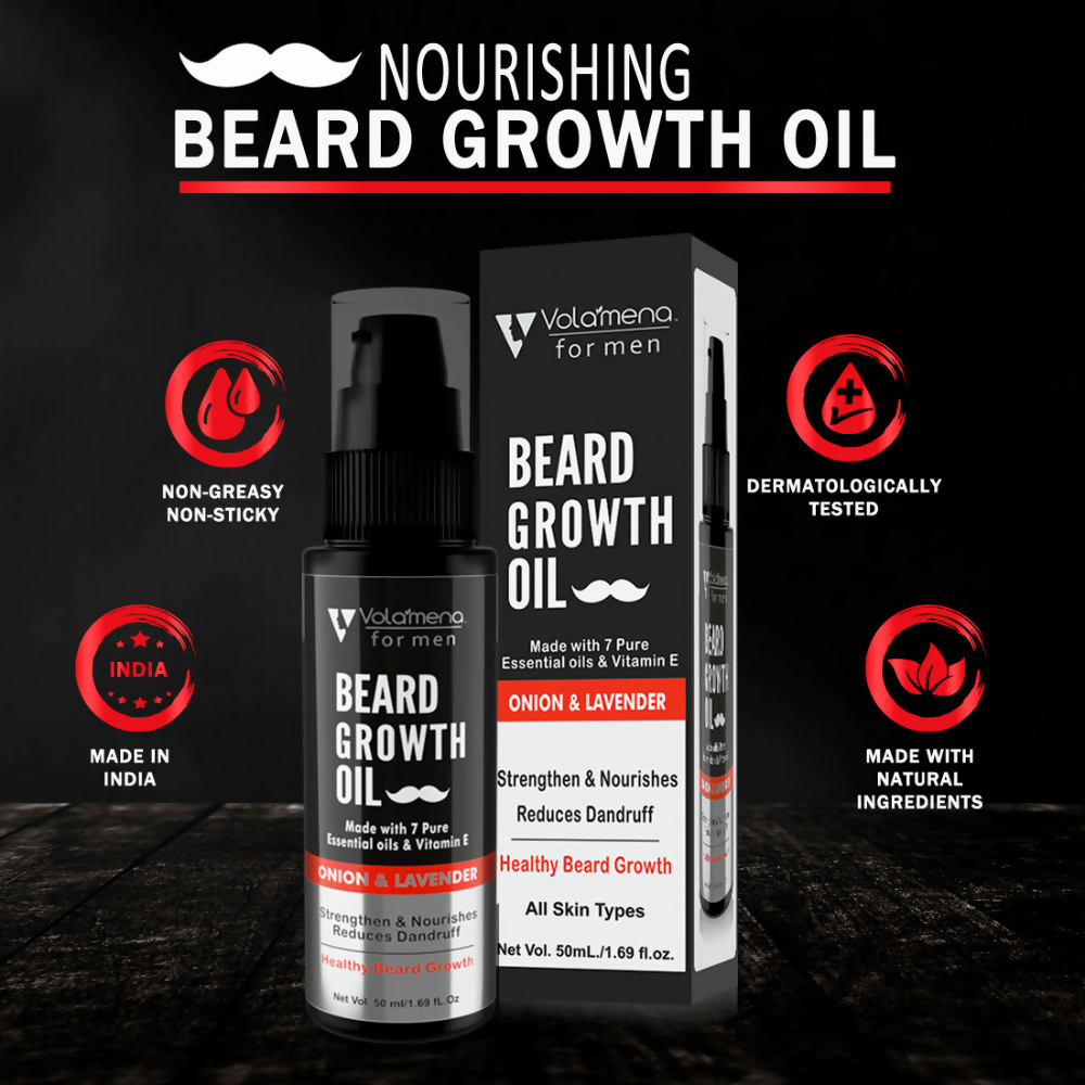 Volamena Onion & Lavender Beard Growth Oil
