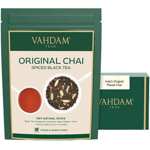 Buy Vahdam Original Chai Spiced Black Tea from DrMediCart, Ship from India to USA
