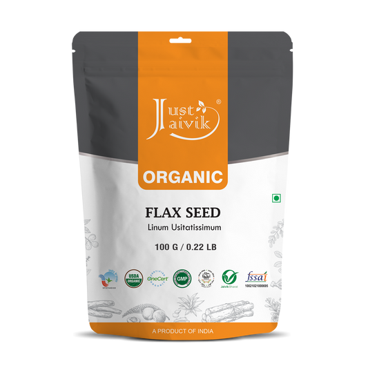 Just Jaivik Organic Flax Seeds
