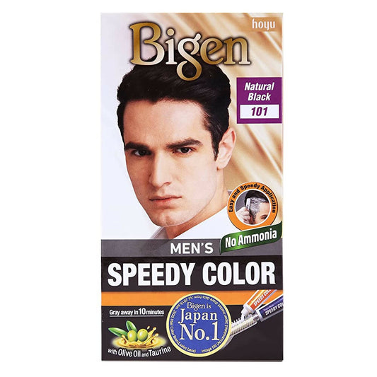 Bigen Men'S Speedy Color- Natural Black-101