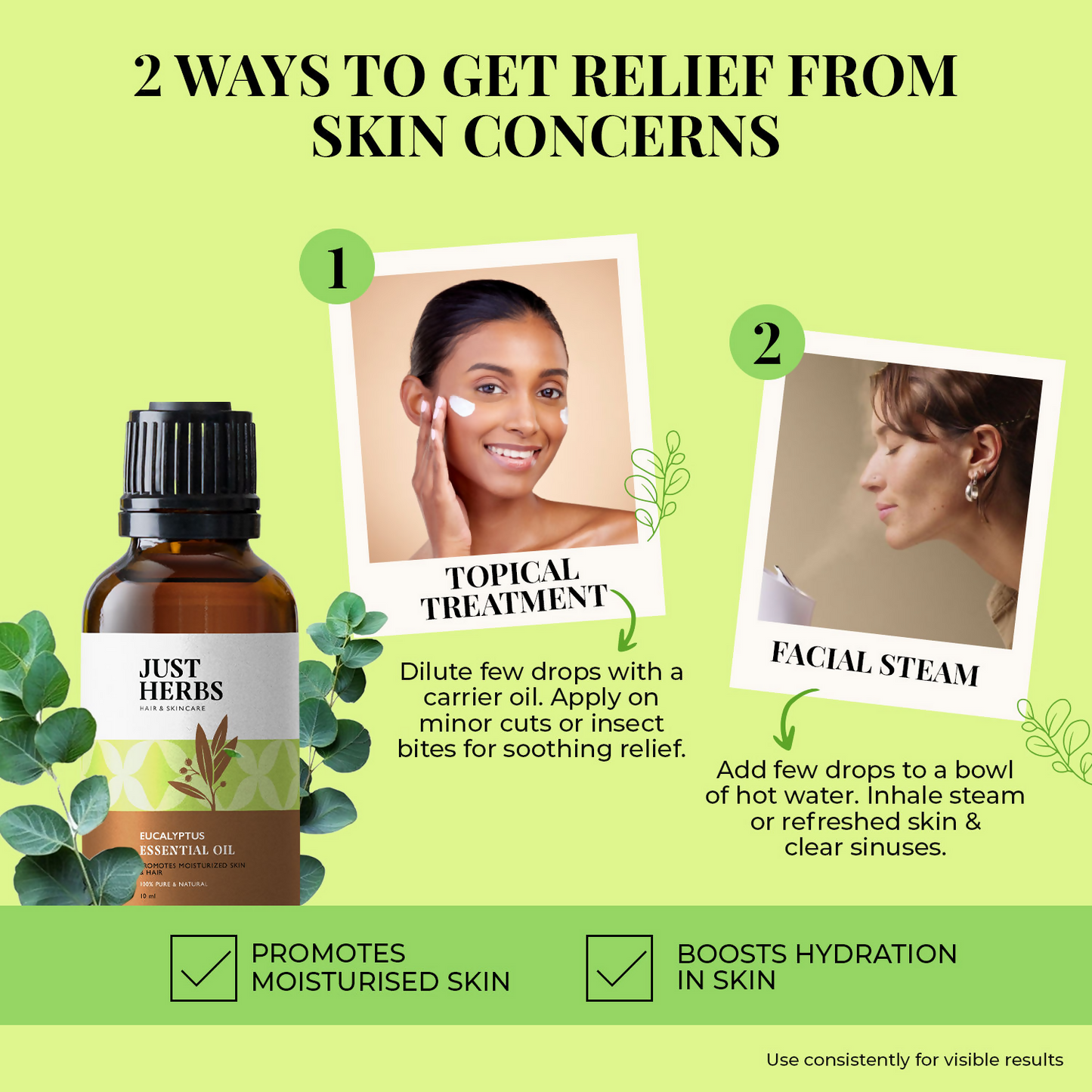 Just Herbs Eucalyptus Essential Oil