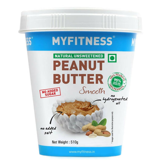 Buy Myfitness Unsweetened Natural Peanut Butter Smooth from DrMediCart