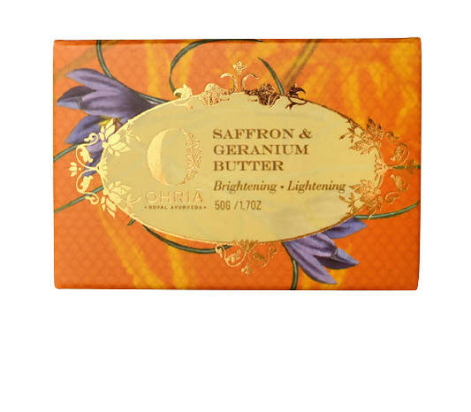 Buy Ohria Ayurveda Saffron & Geranium Butter from DrMediCart, Ship from India to USA