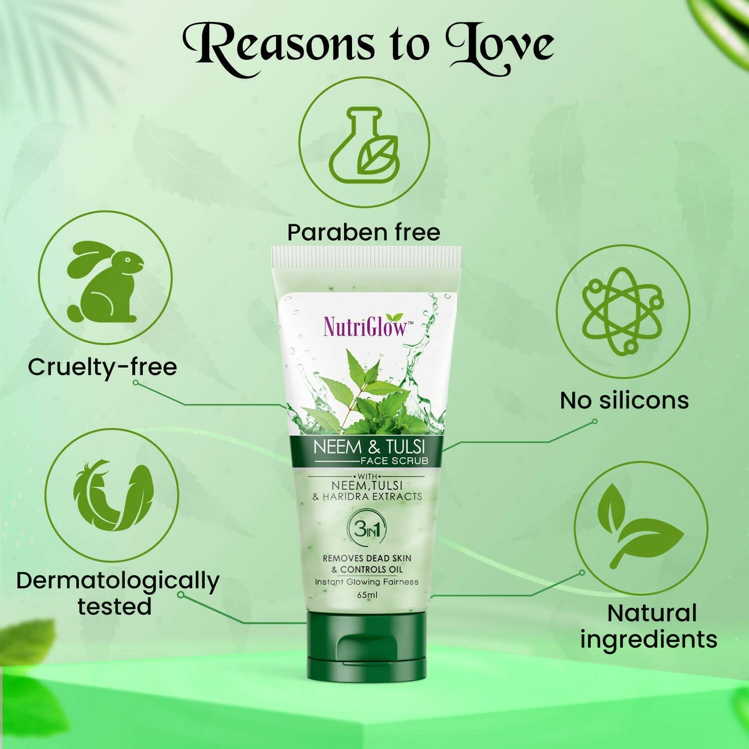 NutriGlow Neem & Tulsi Face Scrub