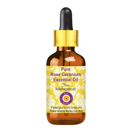 Deve Herbes Pure Rose Geranium Essential Oil