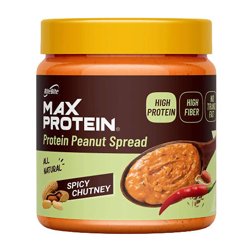 Buy RiteBite Max Protein Spicy Chutney Peanut Butter from DrMediCart