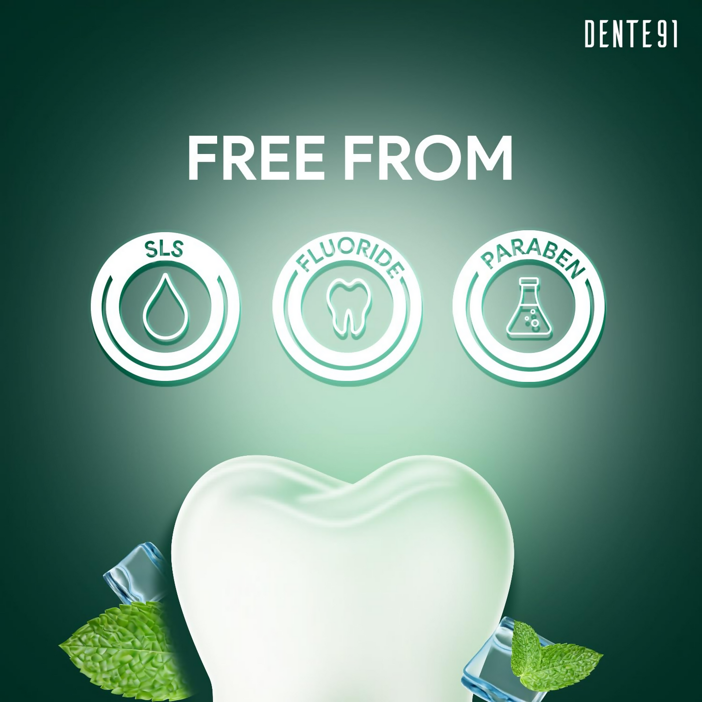 Dente91 Sensitive Toothpaste Reduces Hypersensitivity Strengthens Enamel Repairs Cavities