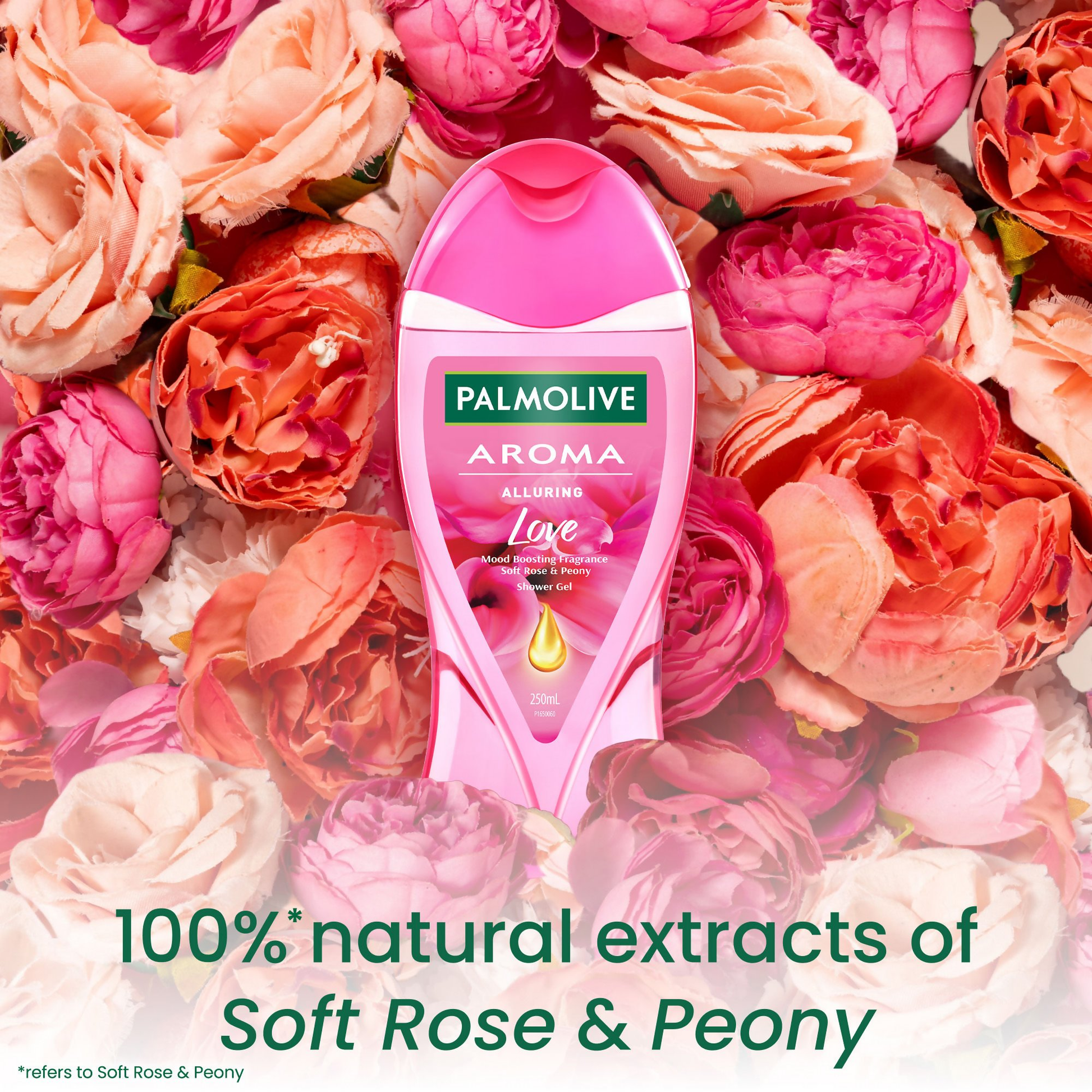 Palmolive Aroma Alluring Love Body Wash With Soft Rose & Peony