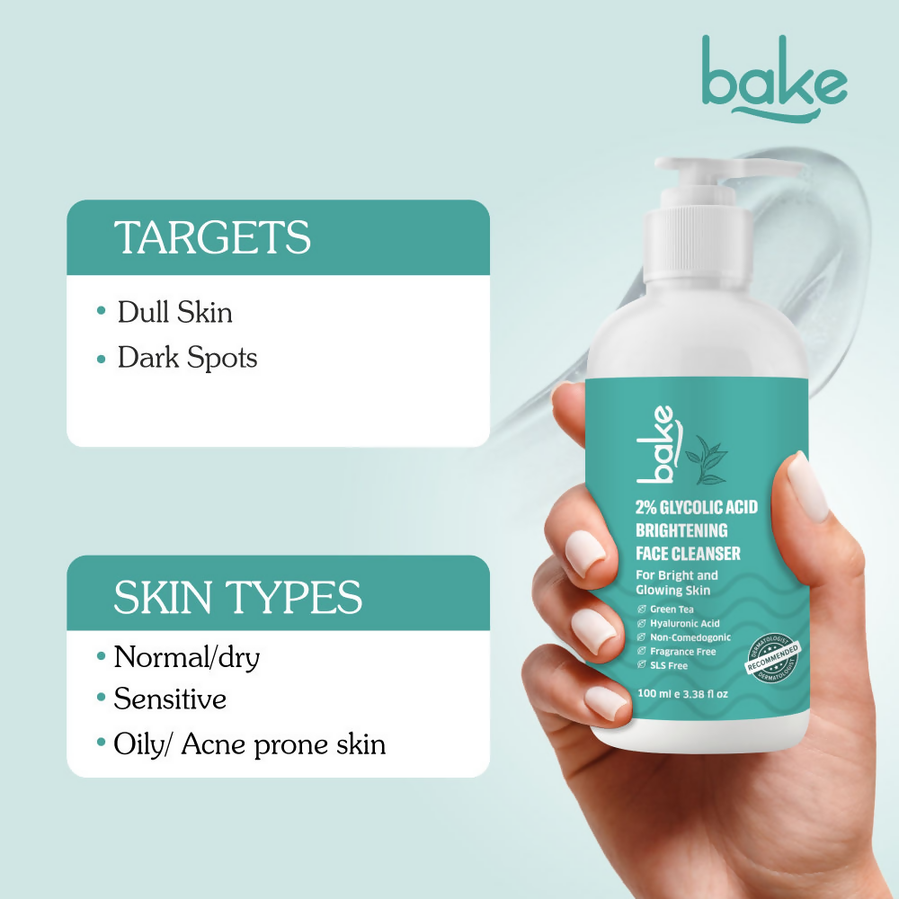 Bake 2% Glycolic Acid Exfoliating Face Wash