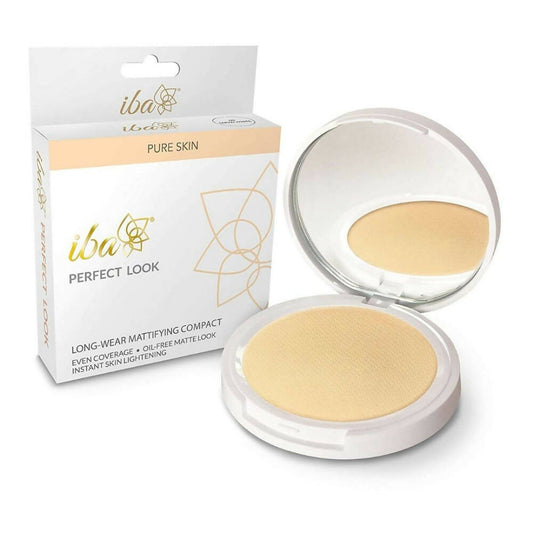 Iba Perfect Look Long Wear Mattifying Compact SPF 15 - Snow White