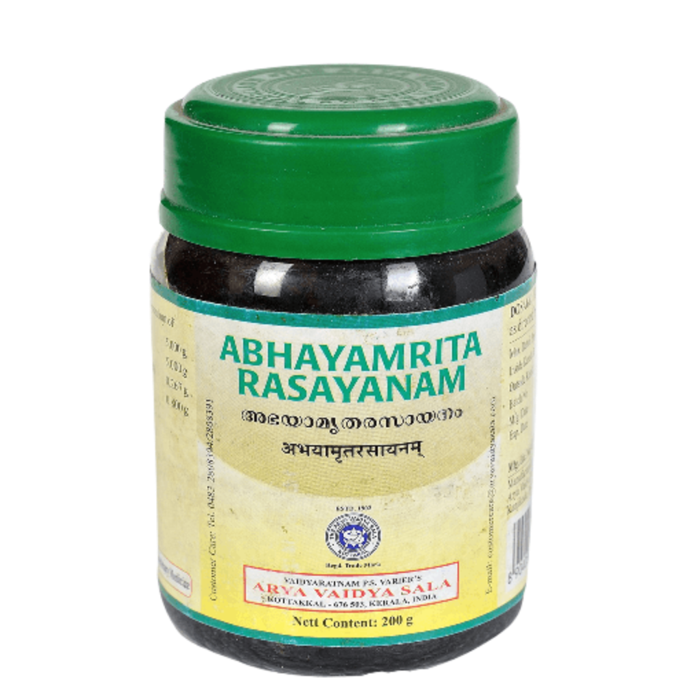 Buy Kottakkal Arya Vaidyasala Abhayamrita Rasayanam - Ayurvedic Wellness Tonic from DrMediCart, Ship from India to USA