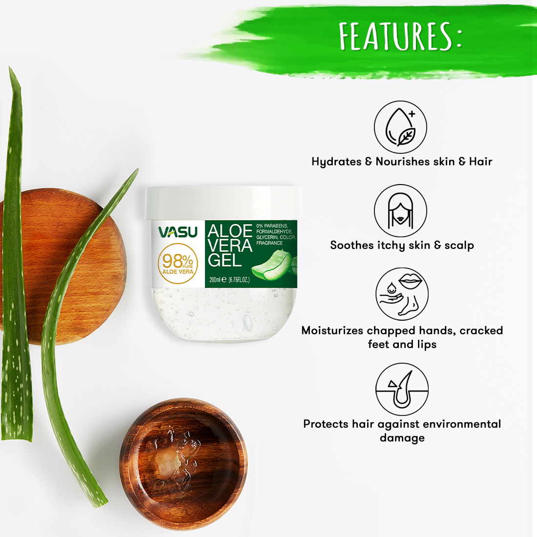 Vasu Healthcare Aloe Vera Gel