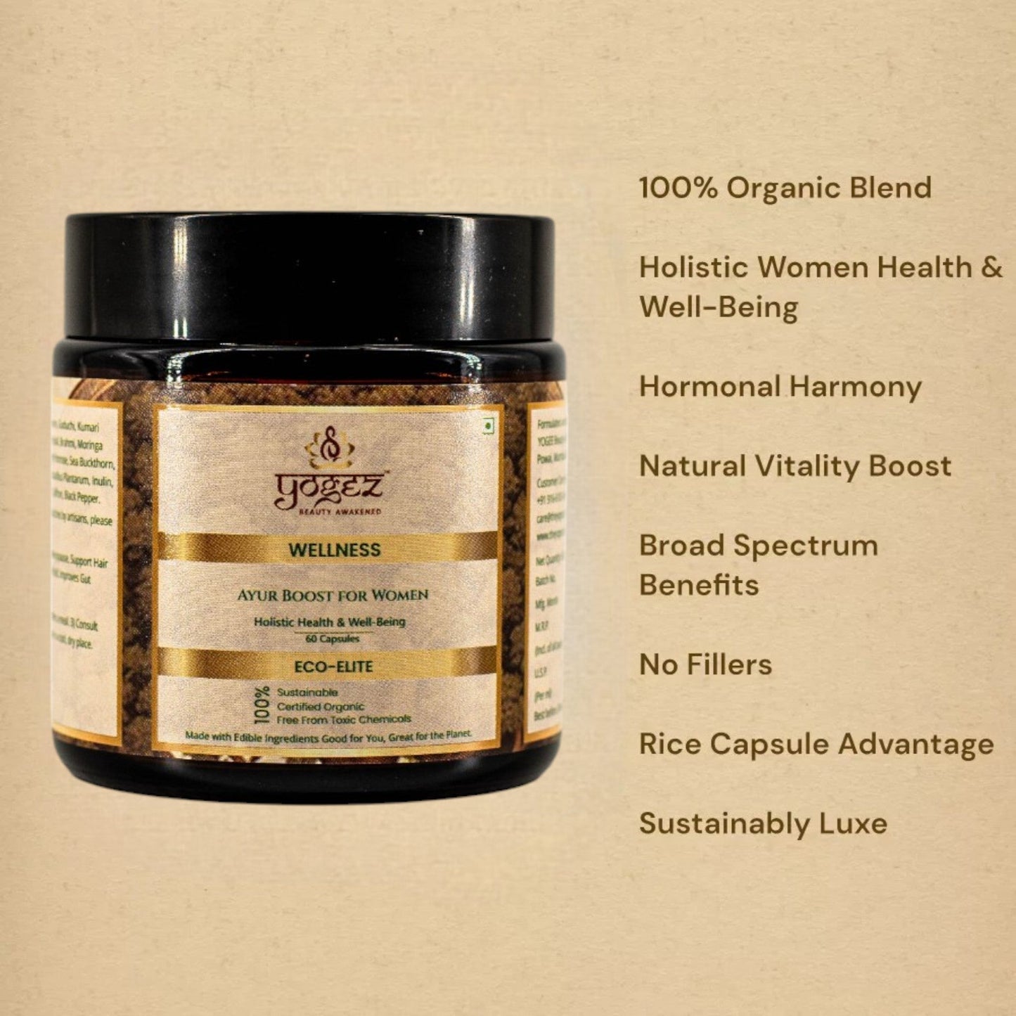 Yogez Ayur Boost for Women- A Herbal Supplement for Holistic Health