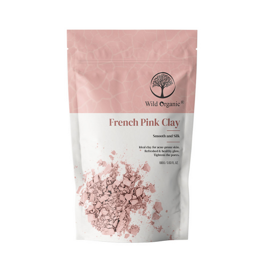 Wild Organic French Pink Smooth And Silk Clay Powder