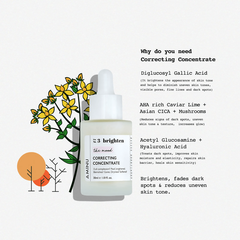 Aminu Brighten Correcting Concentrate For Pigmentation, Uneven Skintone