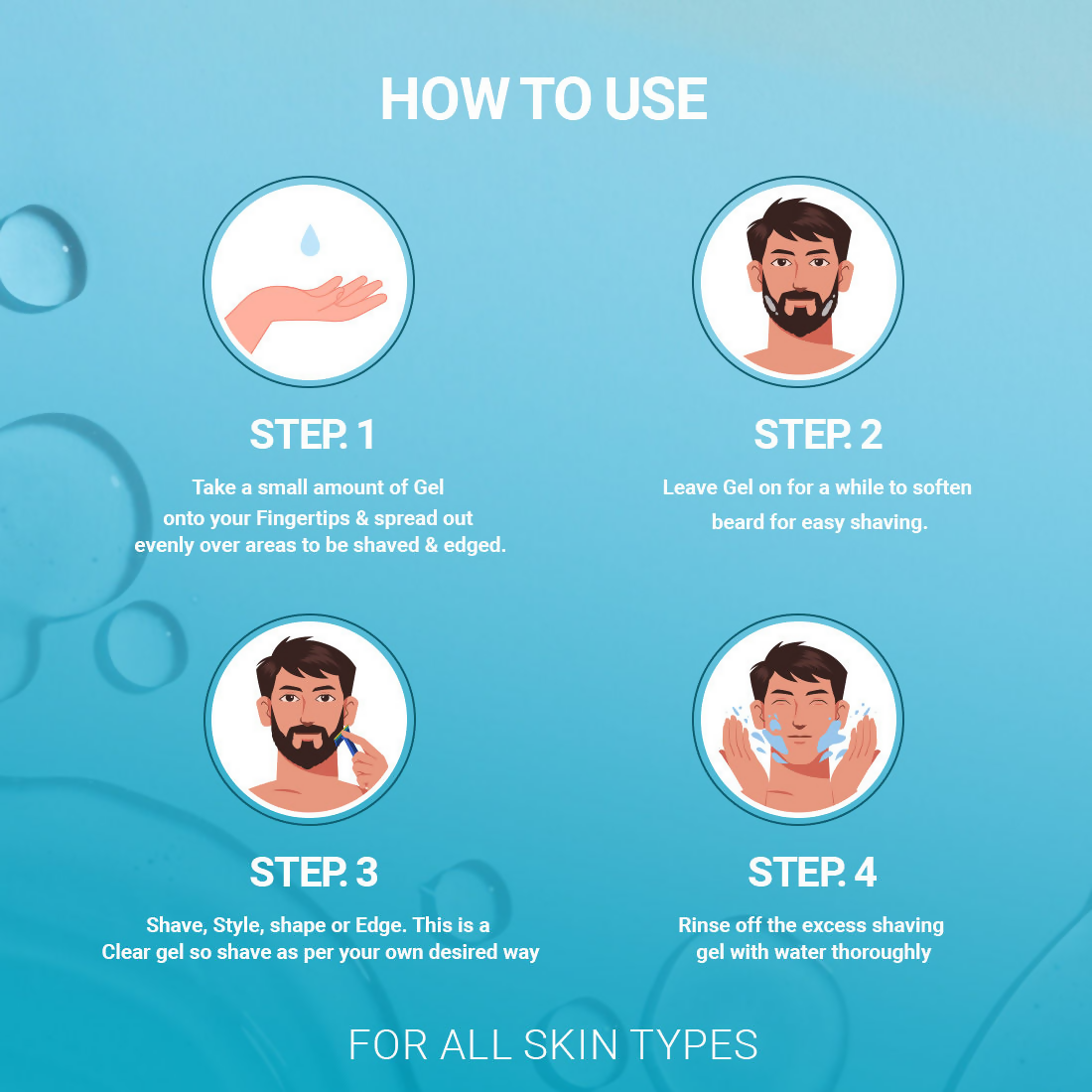 NishMan Fresh Active Energizing Shaving Gel Moisturizing