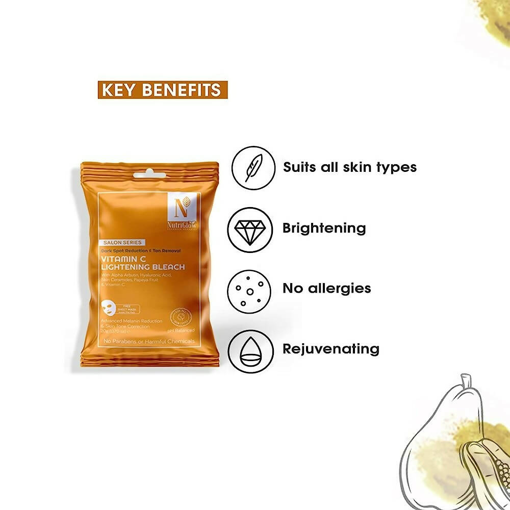 NutriGlow Advanced Organics Vitamin C Bleach (6 in 1)