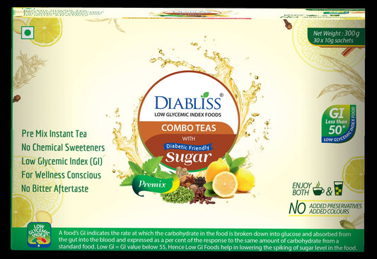 Diabliss Combo Teas with Diabetic Friendly Sugar