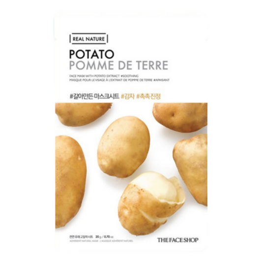 The Face Shop Real Nature Potato Face Mask - Korean Skincare