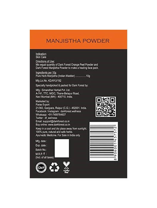 Dark Forest Anti Pigmentation Face Pack - DrMediCart