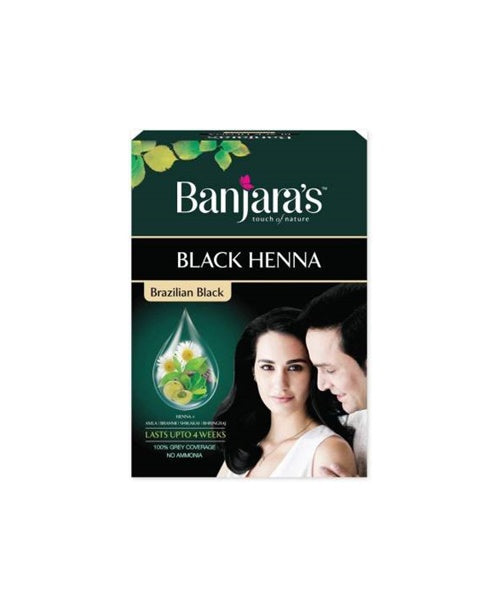 Banjara's Black Henna Brazilian Black Hair Color