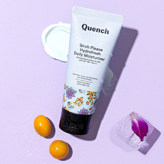 Quench Botanics Birch Please Hydro Fresh Daily Moisturizer With SPF 40+ PA++ - Korean Skincare
