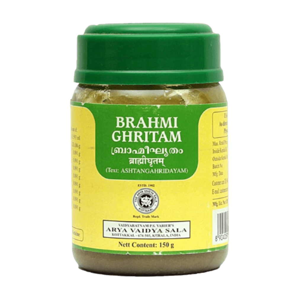 Buy Kottakkal Arya Vaidyasala - Brahmi Ghritam Æ’?? Ayurvedic Brain Tonic for Memory & Cognitive Function from DrMediCart, Ship from India to USA