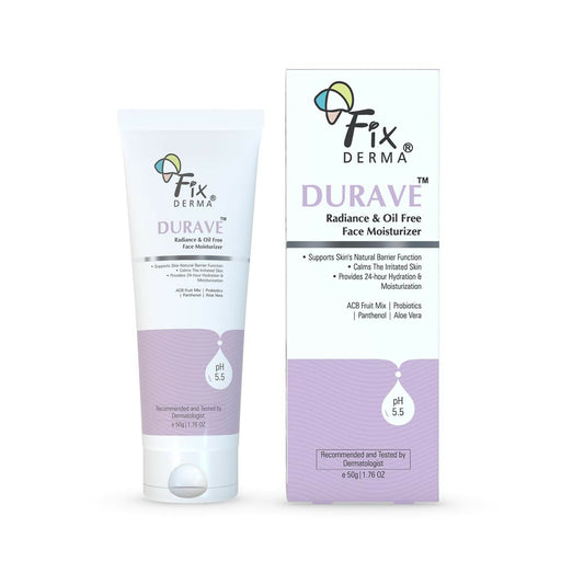 Fixderma Durave Radiance & Brightening Oil Free Face Moisturizer with Probiotics
