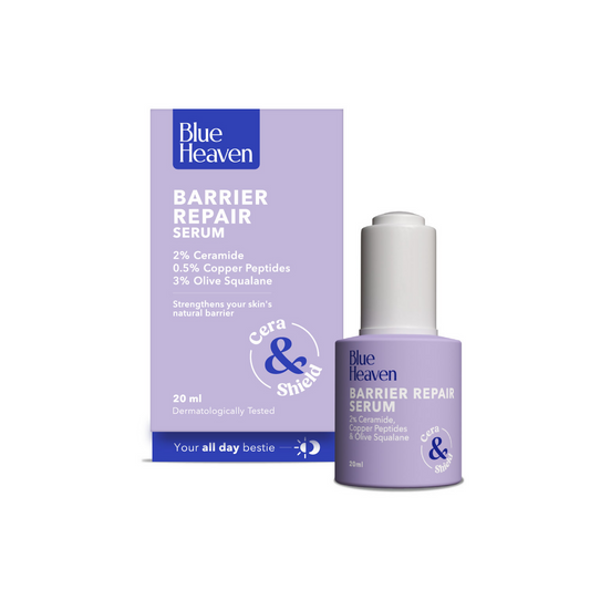 Blue Heaven Barrier Repair Serum Infused With 2% Ceramide 0.5% Copper Peptides