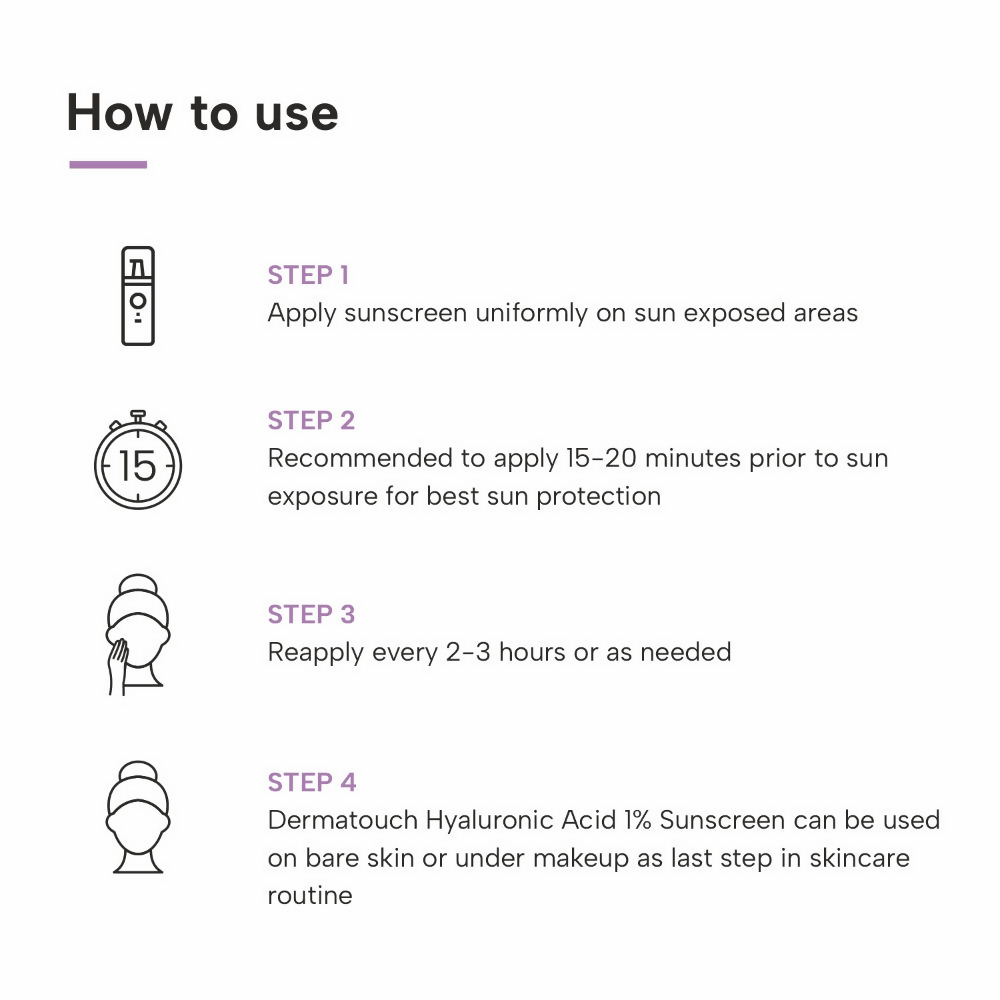 Dermatouch Hyaluronic Sunscreen Hydrating Ultra Light Aqua Gel