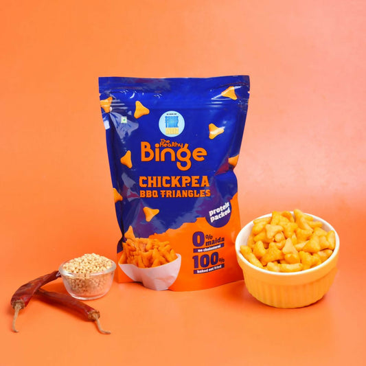 The Healthy Binge Chickpea BBQ Triangles