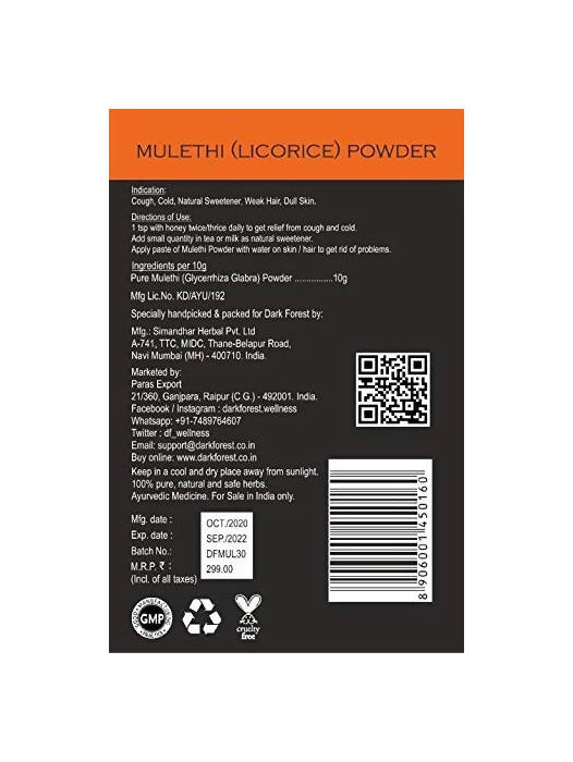 Dark Forest Anti Pigmentation Face Pack - DrMediCart