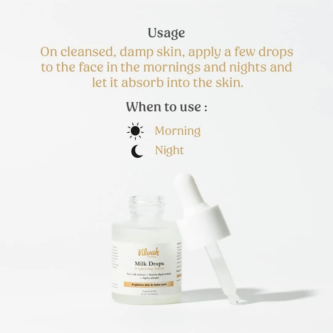 Vilvah Store Skin Brightening Face Serum & Sunscreen Combo