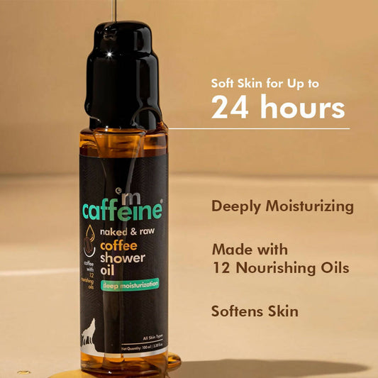 Buy mCaffeine Coffee Shower Oil (Deep moisturization for soft skin) from DrMediCart, Ship from India to USA