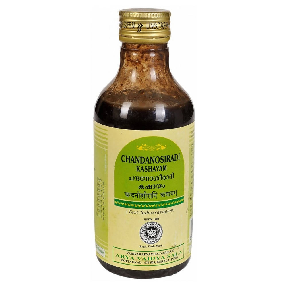 Buy Kottakkal Arya Vaidyasala Chandanosiradi Kashayam - Ayurvedic Remedy for Hemorrhagic Disorders from DrMediCart, Ship from India to USA