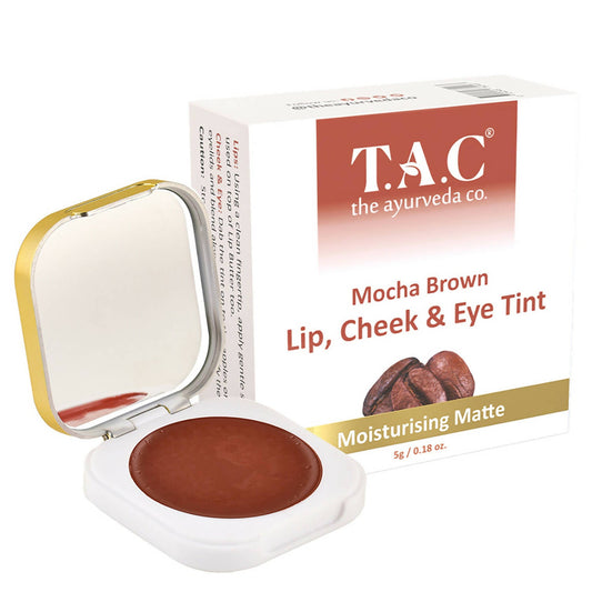 TAC - The Ayurveda Co. Brown Mocha Lip, Cheek & Eye Tint