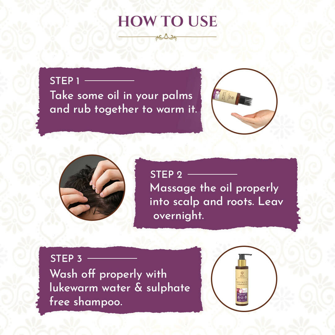 Khadi Essentials Red Onion Oil
