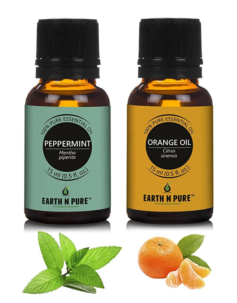 Earth N Pure Orange & Peppermint Essential Oils