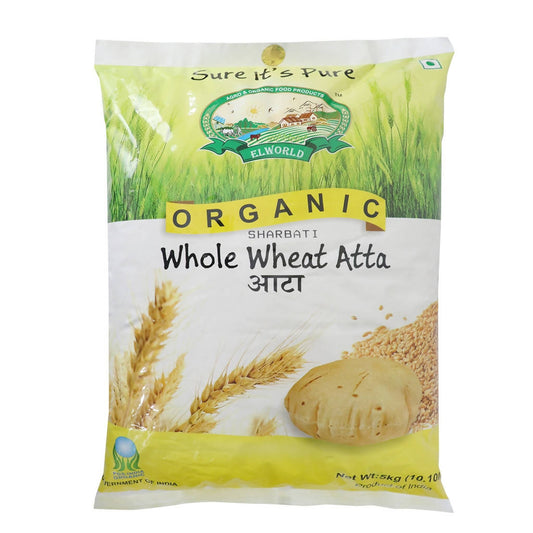 El World Organic Sharbati Whole Wheat Atta