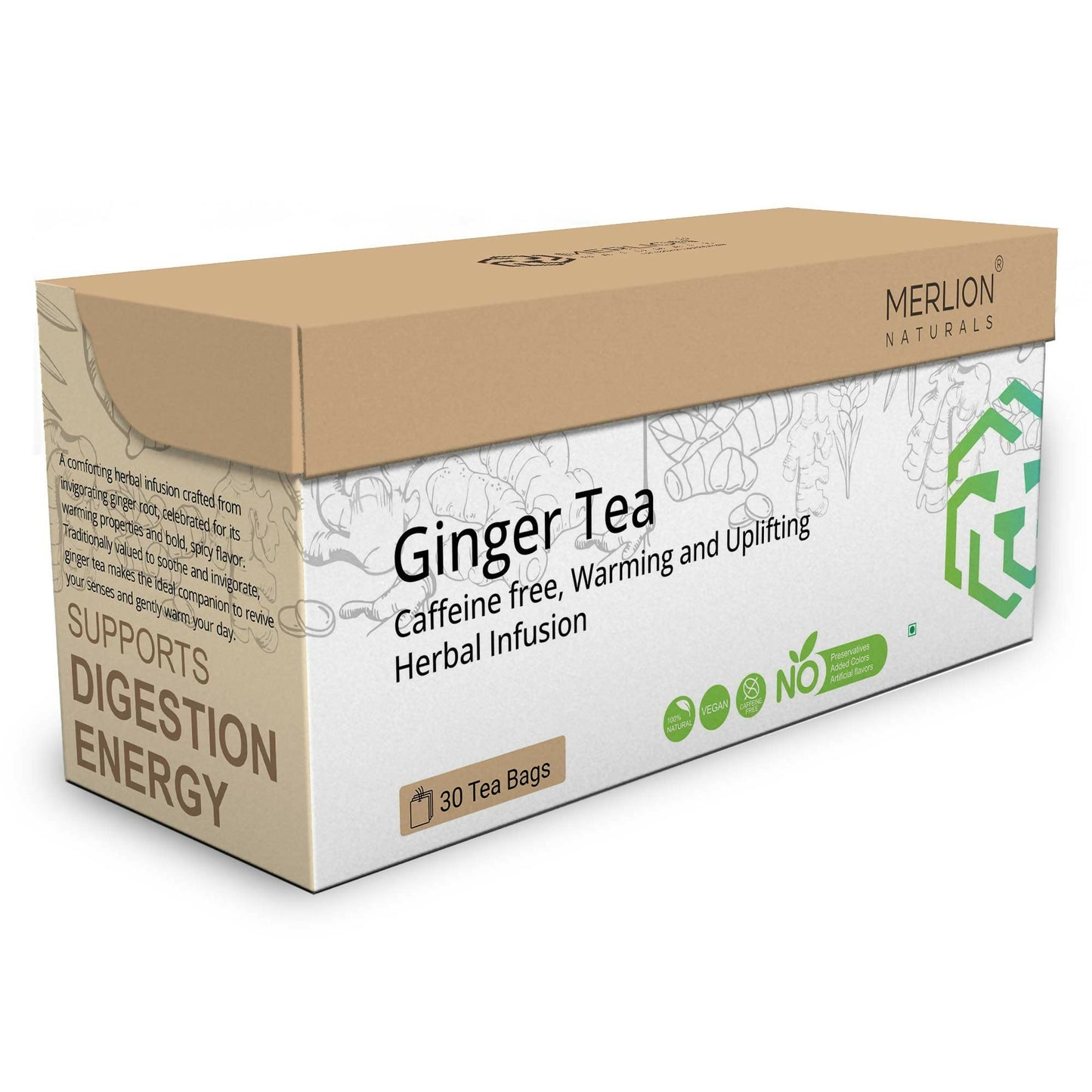 Merlion Naturals Ginger Tea Bags
