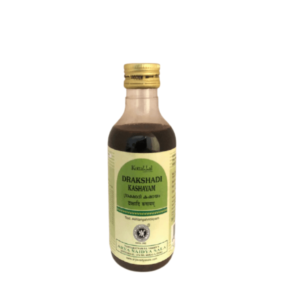 Buy Kottakkal Arya Vaidyasala Drakshadi Kashayam - Ayurvedic Herbal Decoction from DrMediCart, Ship from India to USA