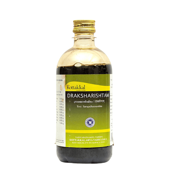 Buy Kottakkal Arya Vaidya Sala Draksharishtam - Ayurvedic Tonic for Energy & Digestion from DrMediCart, Ship from India to USA